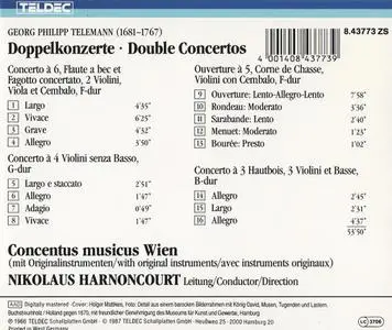 Nikolaus Harnoncourt, Concentus Musicus Wien - Georg Philipp Telemann: Doppelkonzerte (1987)