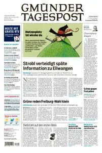 Gmünder Tagespost - 08. Mai 2018