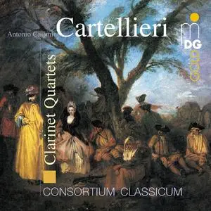 Dieter Klöcker, Consortium Classicum - Antonio Casimir Cartellieri: Clarinet Quartets (2002)