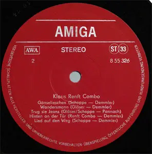 Klaus Renft Combo - Klaus Renft Combo (Amiga 8 55 326) (GDR 1973) (Vinyl 24-96 & 16-44.1)