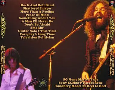 Boston - Live In Seattle 1977 (The Tanberg Master) (200x) {JEMS}