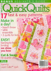 McCall's Quick Quilts Magazine - March 2010