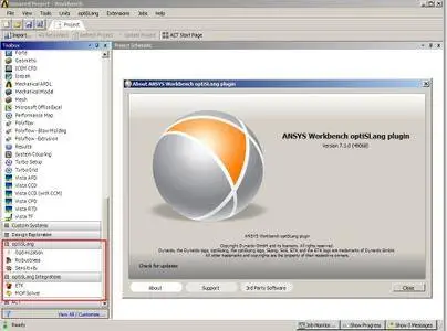ANSYS optiSLang 7.1.0.49068