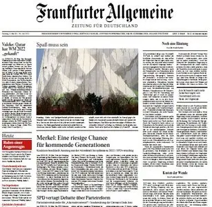 Frankfurter Allgemeine Zeitung vom 31 Mai 2011