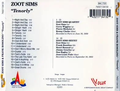 Zoot Sims - Tenorly (1993)