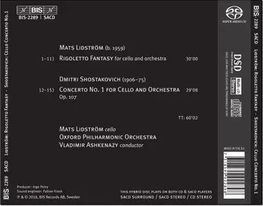Mats Lidström, Vladimir Ashkenazy - Lidström: Rigoletto Fantasy / Shostakovich: Cello Concerto No. 1 (2018)