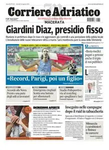 Corriere Adriatico Macerata - 24 Agosto 2023