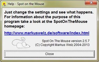 SpotOnTheMouse 2.5.7