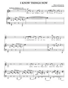 I Know Things Now (from Into The Woods) - Into The Woods Musical, Stephen Sondheim (Piano Vocal)