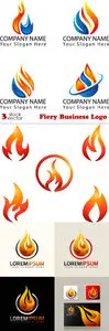 Vectors - Fiery Business Logo