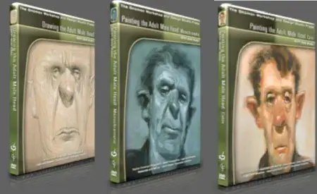 Bob Cato - Drawing and Painting The Adult Male Head- 3 DVDs