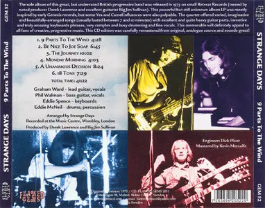 Strange Days - 9 Parts To The Wind (1975) [Reissue 2011]