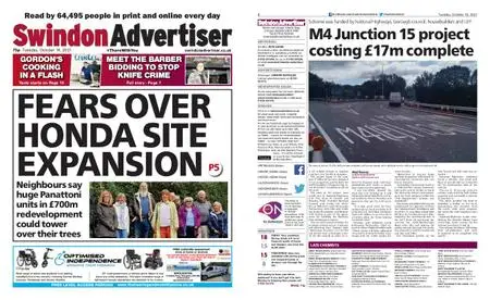 Swindon Advertiser – October 19, 2021