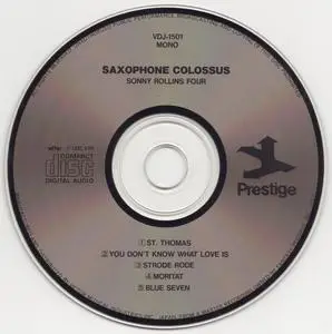 Sonny Rollins - Saxophone Colossus (1956) {Prestige Japan, VDJ-1501, Early Press}