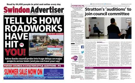 Swindon Advertiser – July 14, 2021