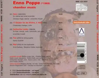 Enno Poppe - Chamber Music (2004) (Repost)