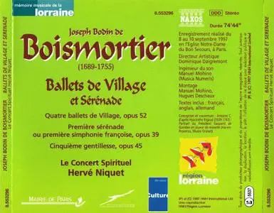 Hervé Niquet, Le Concert Spirituel - Boismortier: Ballets de Village et Sérénade (1998)