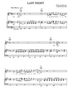 Last Night - Cadillac Records Movie, Little Walter (Piano-Vocal-Guitar)