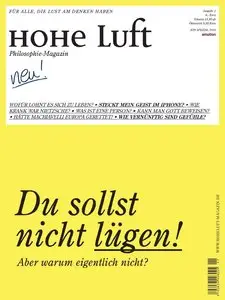 Hohe Luft - Philosophie Zeitschrift 01/2013