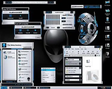 Alienware Invader Desktop Skin Suite And Theme Manager