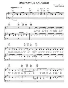 One way or another - Kate Voegele (Piano-Vocal-Guitar)