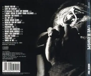 Howlin' Wolf - Live In Europe (1964) {Music Avenue Expanded Re-issue 250192 rel 2007}