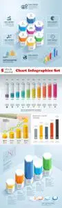 Vectors - Chart Infographics Set