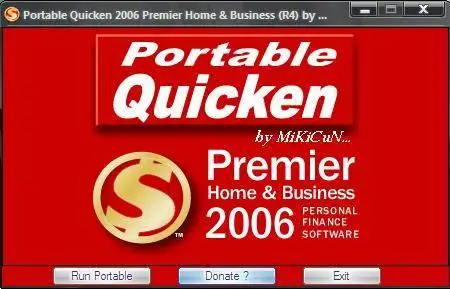 Portable Quicken 2006(R4) Premier Home & Business