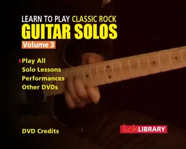 Learn To Play - Classic Rock - Guitar Solos - Volume 3