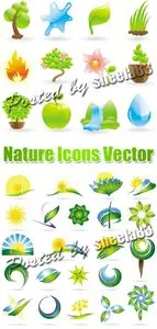 Nature Icons Vector