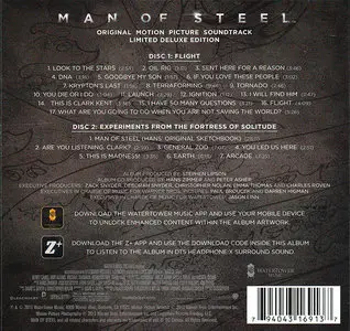 Hans Zimmer - Man Of Steel: Original Motion Picture Soundtrack (2013) 2CD Limited Deluxe Edition