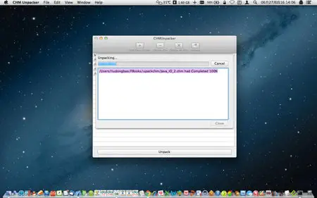 CHM Unpacker v1.1 Mac OS X