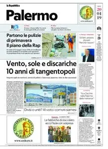 la Repubblica Palermo – 20 aprile 2019