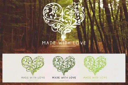 Vector Logo - Made with Love