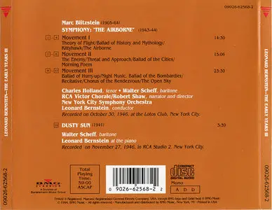 Leonard Bernstein · The Early Years Vol.III · Marc Blitzstein