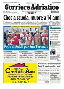 Corriere Adriatico Pesaro - 25 Settembre 2024