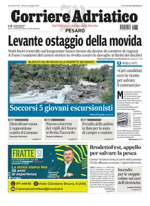 Corriere Adriatico Pesaro - 3 Giugno 2025