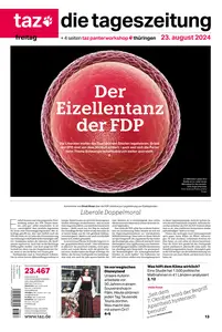 taz die tageszeitung  - 23 August 2024