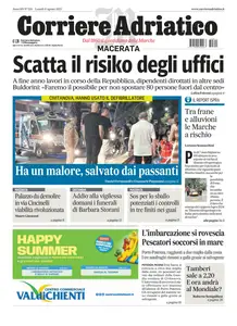Corriere Adriatico Macerata - 11 Agosto 2025