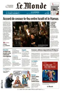 Le Monde du Vendredi 17 Janvier 2025