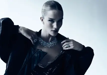 Rosie Huntington-Whiteley by David Roemer for Harper's Bazaar Taiwan June 2025
