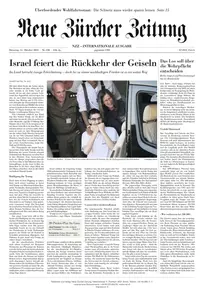 Neue Zürcher Zeitung (International) - 14 Oktober 2025