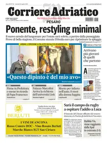 Corriere Adriatico Pesaro - 24 Aprile 2025