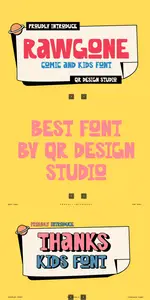 EE - Rawgone - Comic & Kids Font WPRA7G9