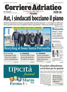 Corriere Adriatico Fermo - 4 Marzo 2025