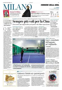 Corriere della Sera Milano - 3 Dicembre 2024