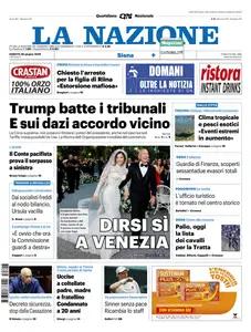 La Nazione Siena - 28 Giugno 2025