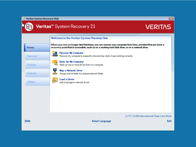 Veritas System Recovery (Disk) 21.0.0.57158