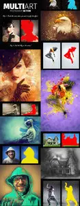 GraphicRiver - MultiArt Photoshop Action