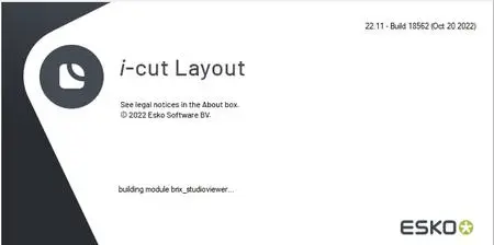 Esko i-cut Layout 22.11 Multilingual